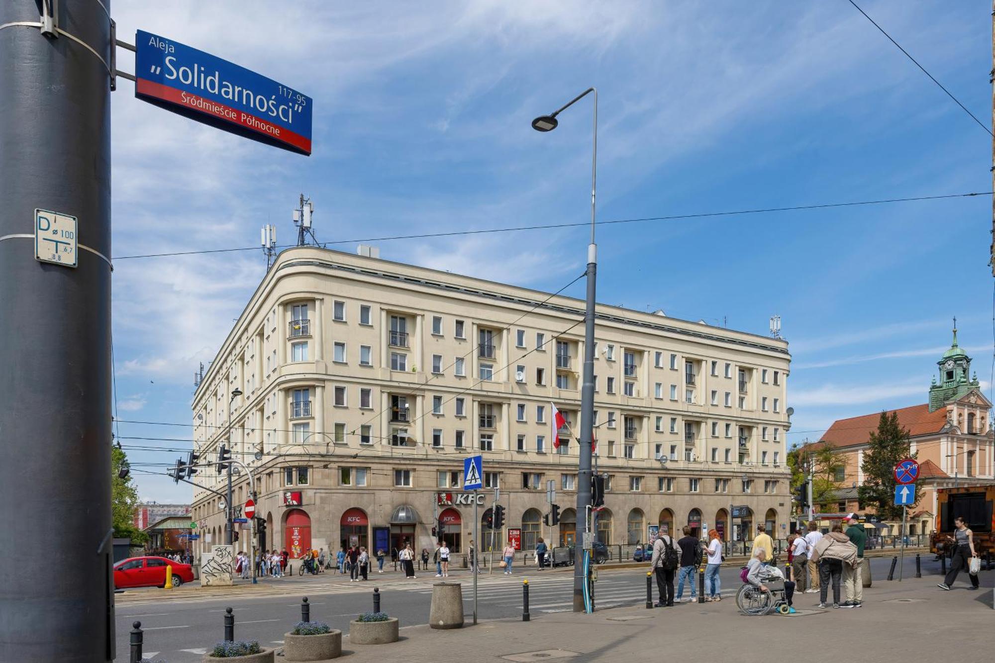 J&W Apartments Studio Solidarnosci Warszawa Exteriör bild